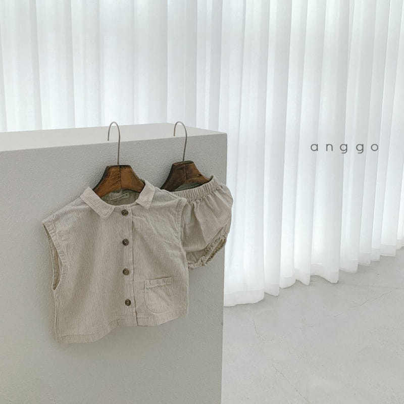 ANGGO - Korean Children Fashion - #Kfashion4kids - Bebe Mitzu Top Bottom SEt - 3