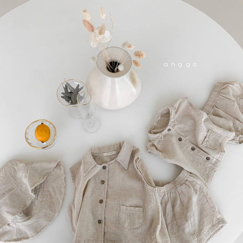 ANGGO - Korean Children Fashion - #Kfashion4kids - Bebe Mitzu Top Bottom SEt - 5