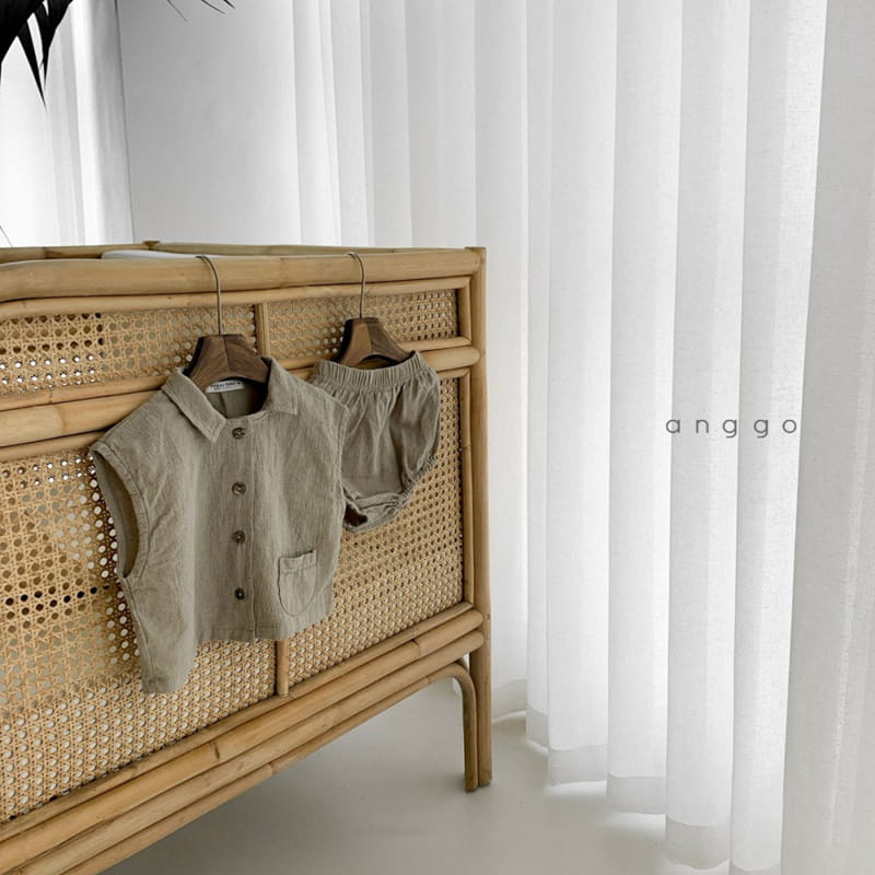 ANGGO - Korean Children Fashion - #Kfashion4kids - Bebe Mitzu Top Bottom SEt - 6