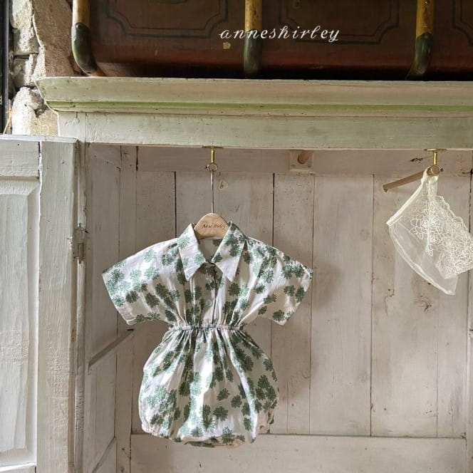ANNE SHIRLEY - Korean Children Fashion - #Kfashion4kids - Clover Collar Bodysuit