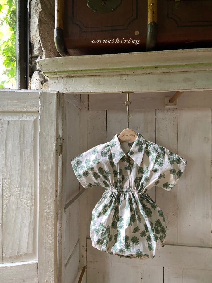 ANNE SHIRLEY - Korean Children Fashion - #Kfashion4kids - Clover Collar Bodysuit - 3