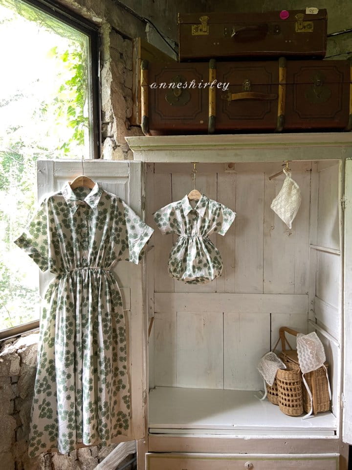 ANNE SHIRLEY - Korean Children Fashion - #Kfashion4kids - Clover Collar Bodysuit - 5