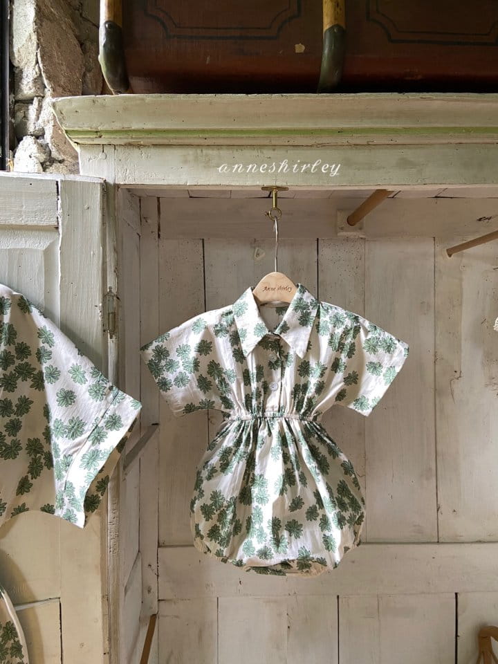 ANNE SHIRLEY - Korean Children Fashion - #Kfashion4kids - Clover Collar Bodysuit - 6