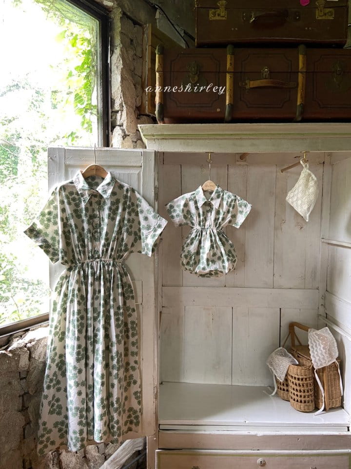 ANNE SHIRLEY - Korean Children Fashion - #Kfashion4kids - Clover Collar Bodysuit - 7