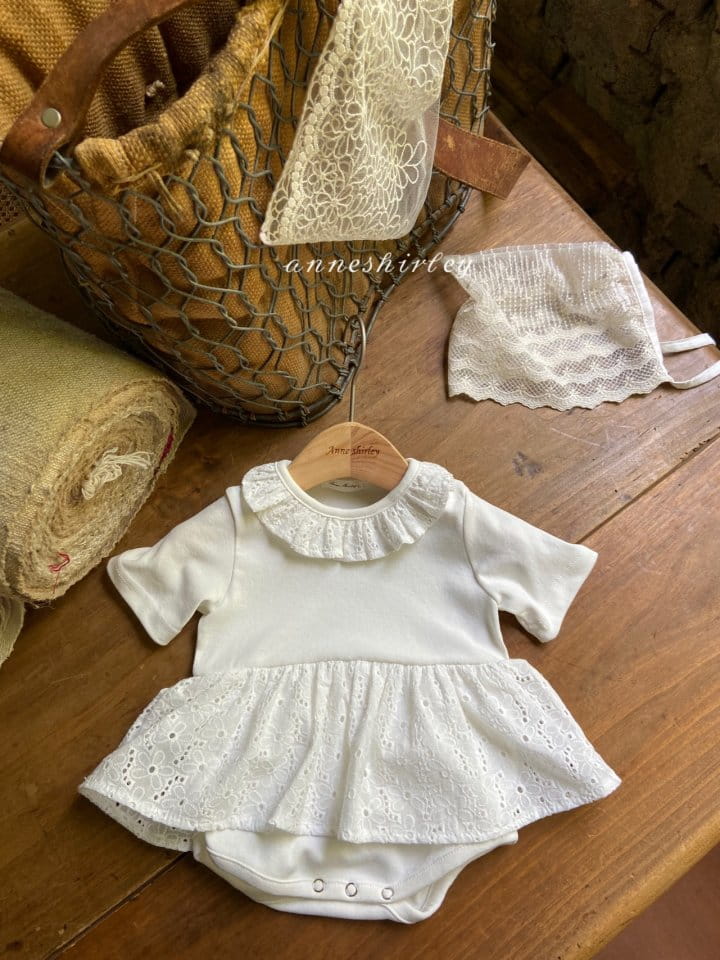 ANNE SHIRLEY - Korean Children Fashion - #Kfashion4kids - Petti Lace Skirt Bodysuit - 10