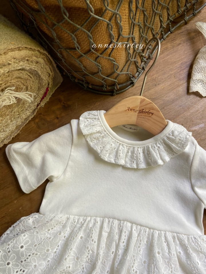 ANNE SHIRLEY - Korean Children Fashion - #Kfashion4kids - Petti Lace Skirt Bodysuit - 6