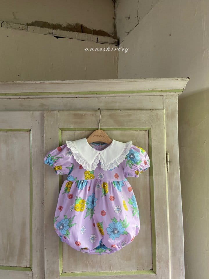 ANNE SHIRLEY - Korean Children Fashion - #Kfashion4kids - Flower Lace Collar Bodysuit - 4