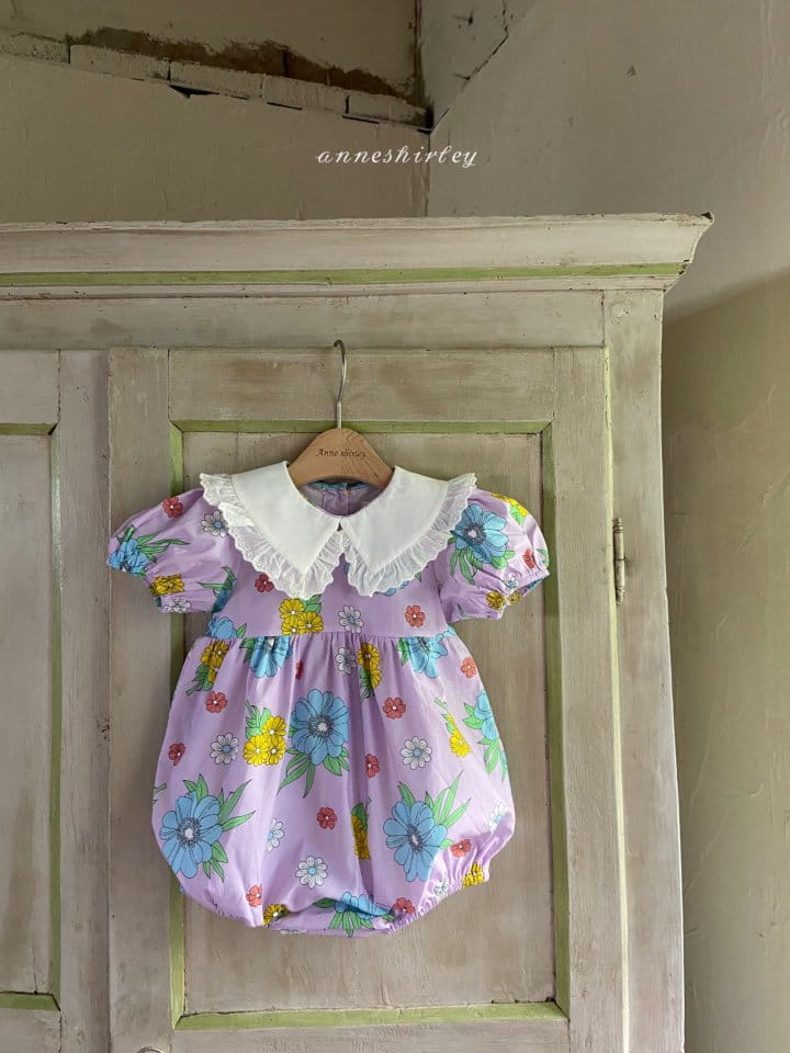 ANNE SHIRLEY - Korean Children Fashion - #Kfashion4kids - Flower Lace Collar Bodysuit - 5