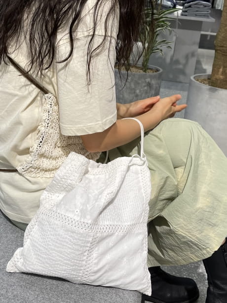 ARE YOU - Korean Children Fashion - #Kfashion4kids - Embroidery Lace Bag - 4