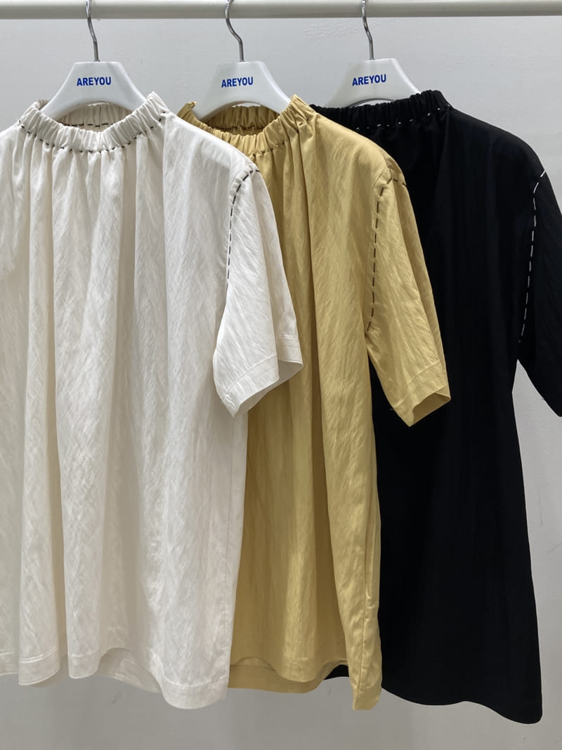 ARE YOU - Korean Children Fashion - #Kfashion4kids - Crew Stitch Blouse - 4