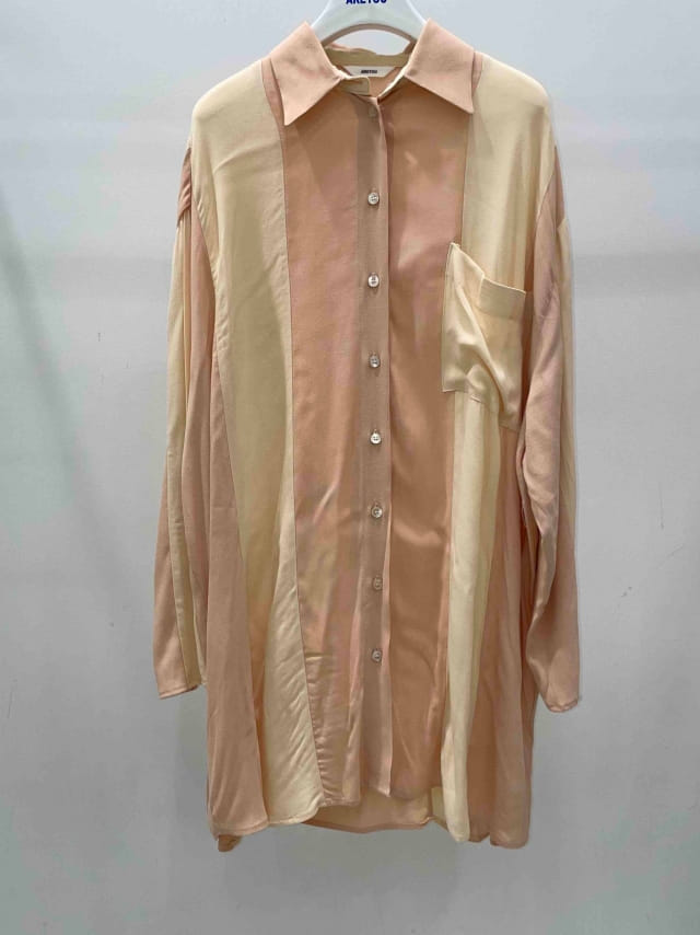ARE YOU - Korean Children Fashion - #Kfashion4kids - Two Tone Long Blouse - 4