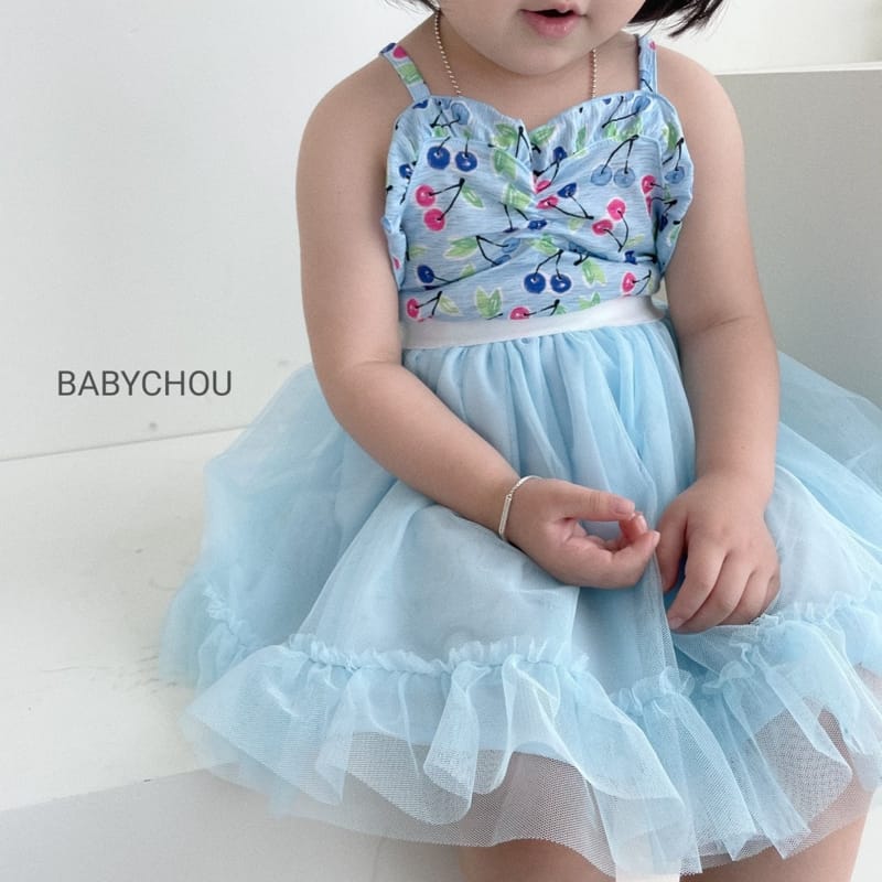 BABYCHOU - Korean Children Fashion - #Kfashion4kids - Cherry Sleeveless - 2