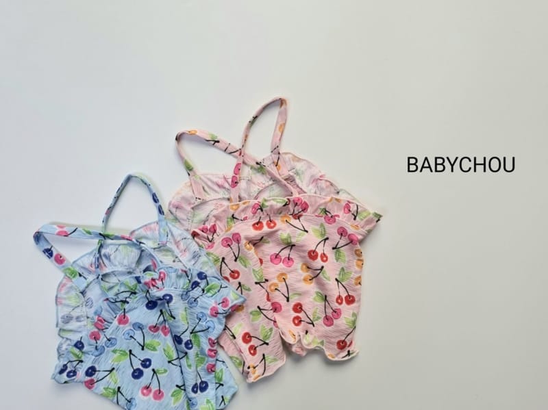 BABYCHOU - Korean Children Fashion - #Kfashion4kids - Cherry Sleeveless - 5