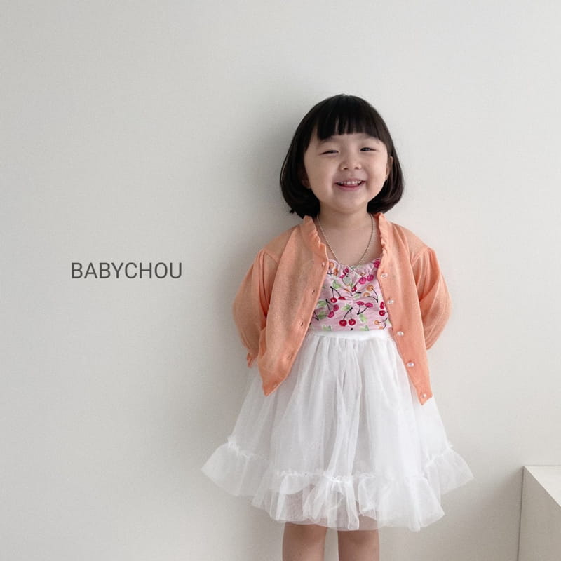 BABYCHOU - Korean Children Fashion - #Kfashion4kids - Cherry Sleeveless - 9