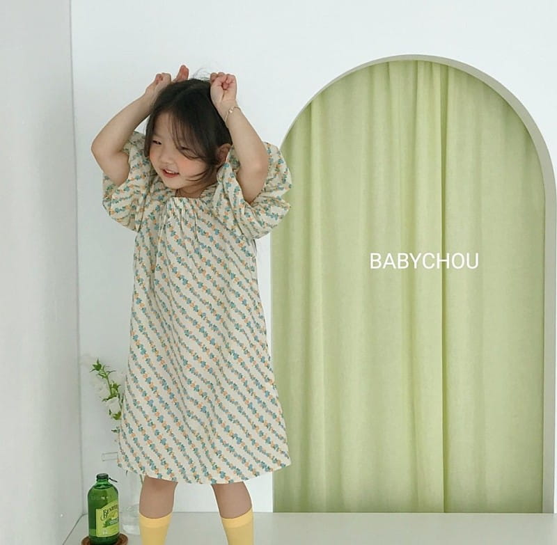 BABYCHOU - Korean Children Fashion - #Kfashion4kids - Blooming One-piece
