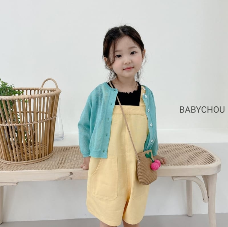 BABYCHOU - Korean Children Fashion - #Kfashion4kids - Button Dungarees - 12