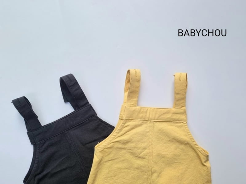 BABYCHOU - Korean Children Fashion - #Kfashion4kids - Button Dungarees - 4