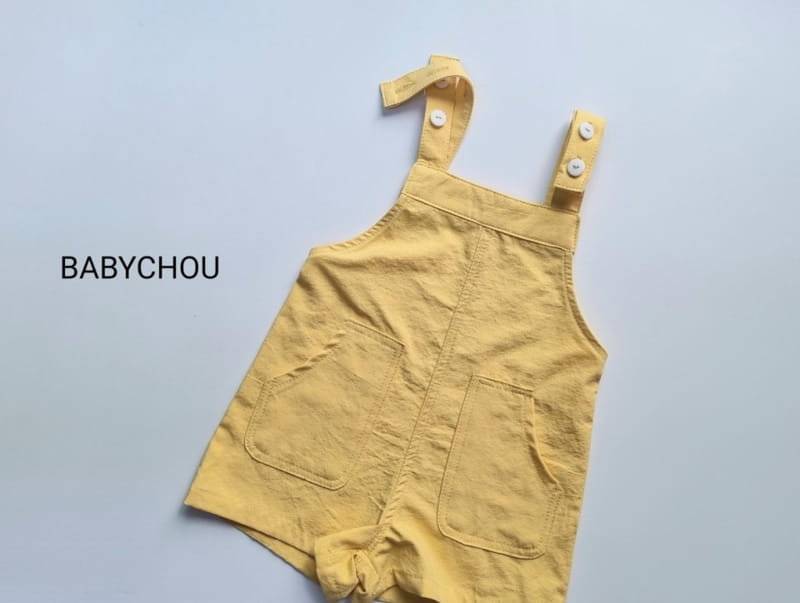 BABYCHOU - Korean Children Fashion - #Kfashion4kids - Button Dungarees - 5