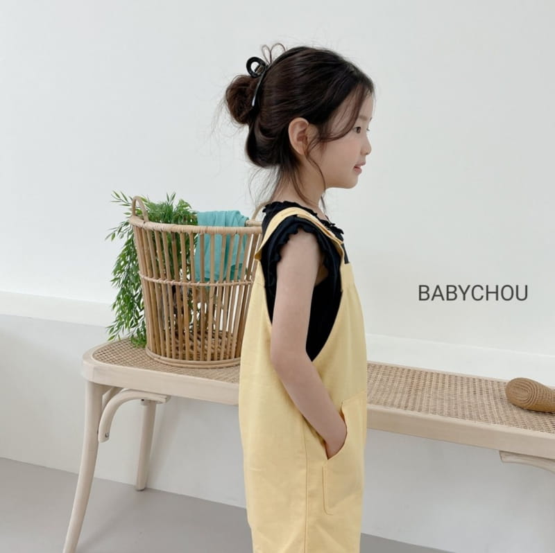 BABYCHOU - Korean Children Fashion - #Kfashion4kids - Button Dungarees - 9