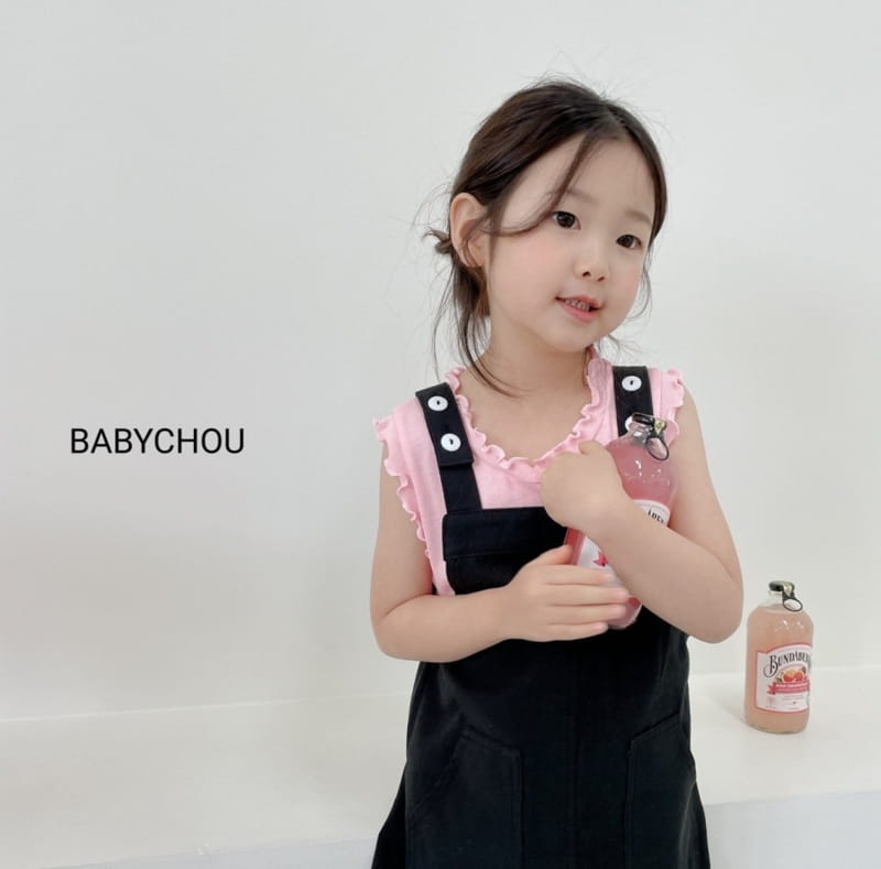 BABYCHOU - Korean Children Fashion - #Kfashion4kids - Rolling Sleeveless - 8
