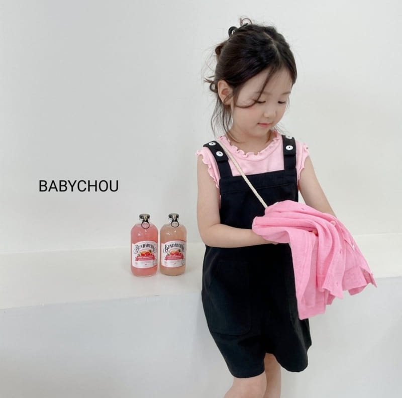 BABYCHOU - Korean Children Fashion - #Kfashion4kids - Rolling Sleeveless - 9