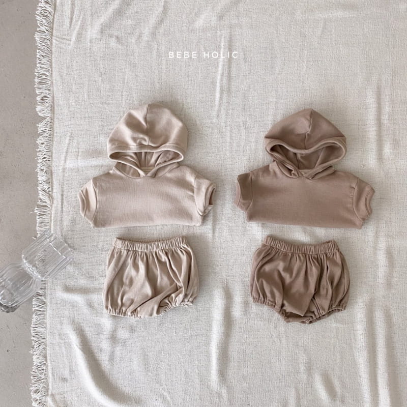 BEBE HOLIC - Korean Children Fashion - #Kfashion4kids - Mild Hoody Bottom Set - 5