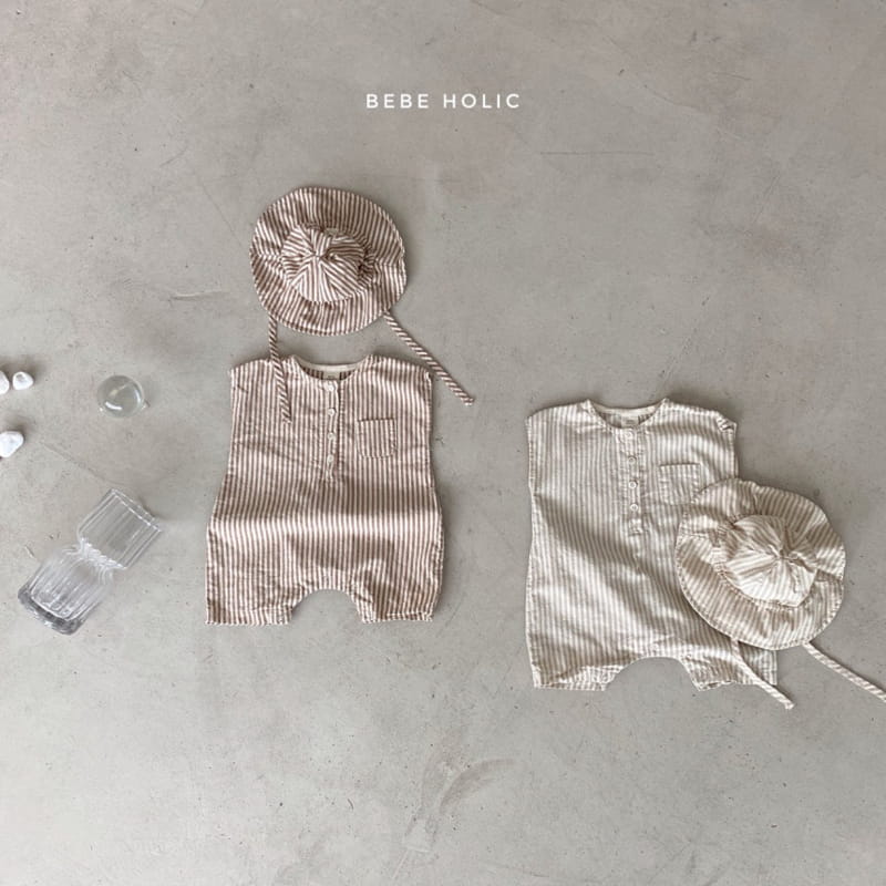 BEBE HOLIC - Korean Children Fashion - #Kfashion4kids - Classic Bodysuit with Bucket Hat