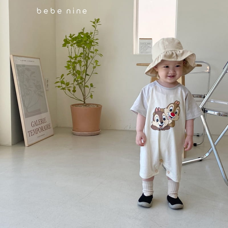 BEBE NINE - Korean Children Fashion - #Kfashion4kids - Squirrel Raglan Bodysuit