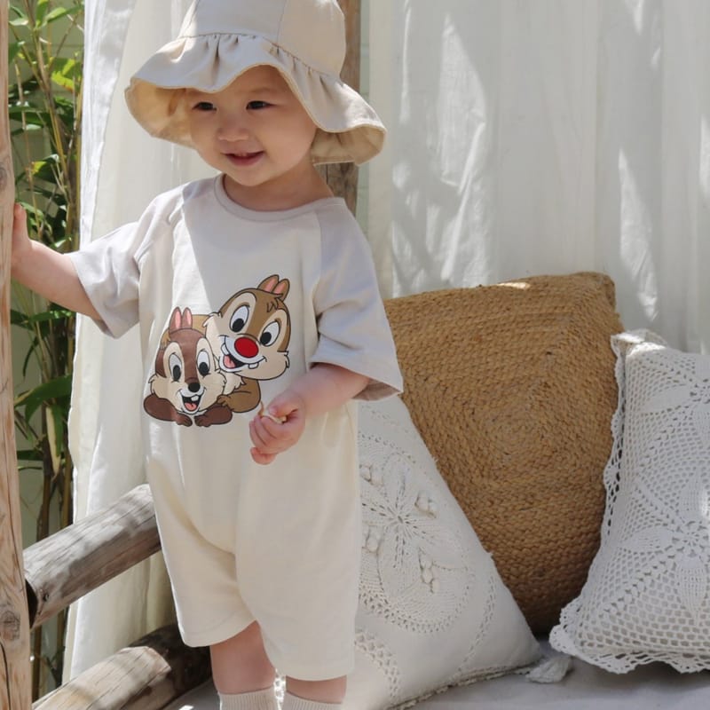 BEBE NINE - Korean Children Fashion - #Kfashion4kids - Squirrel Raglan Bodysuit - 2