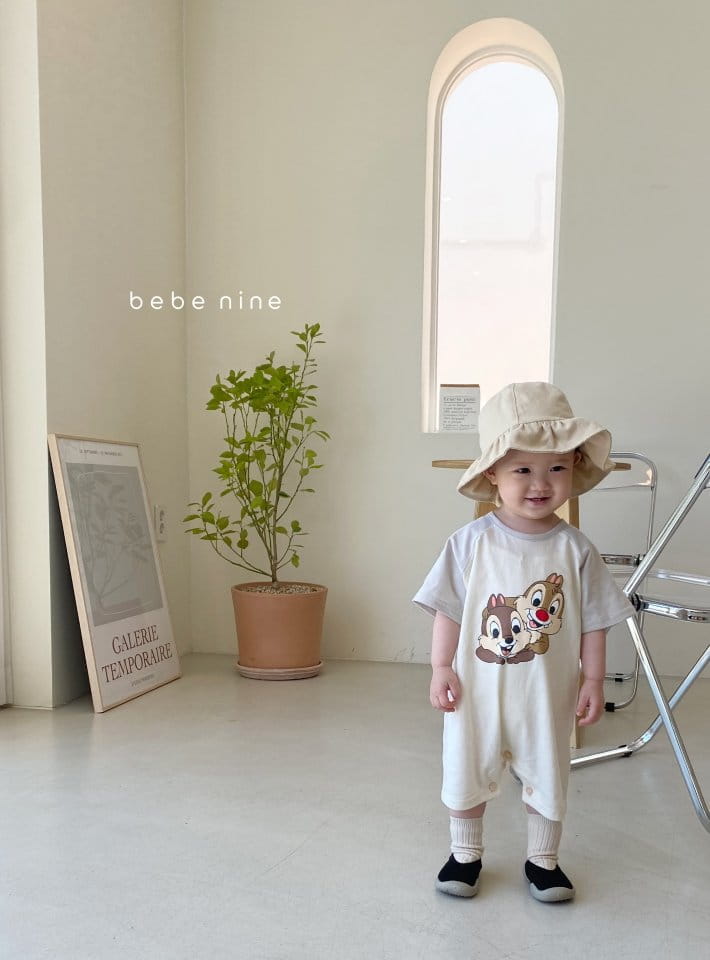 BEBE NINE - Korean Children Fashion - #Kfashion4kids - Squirrel Raglan Bodysuit - 9