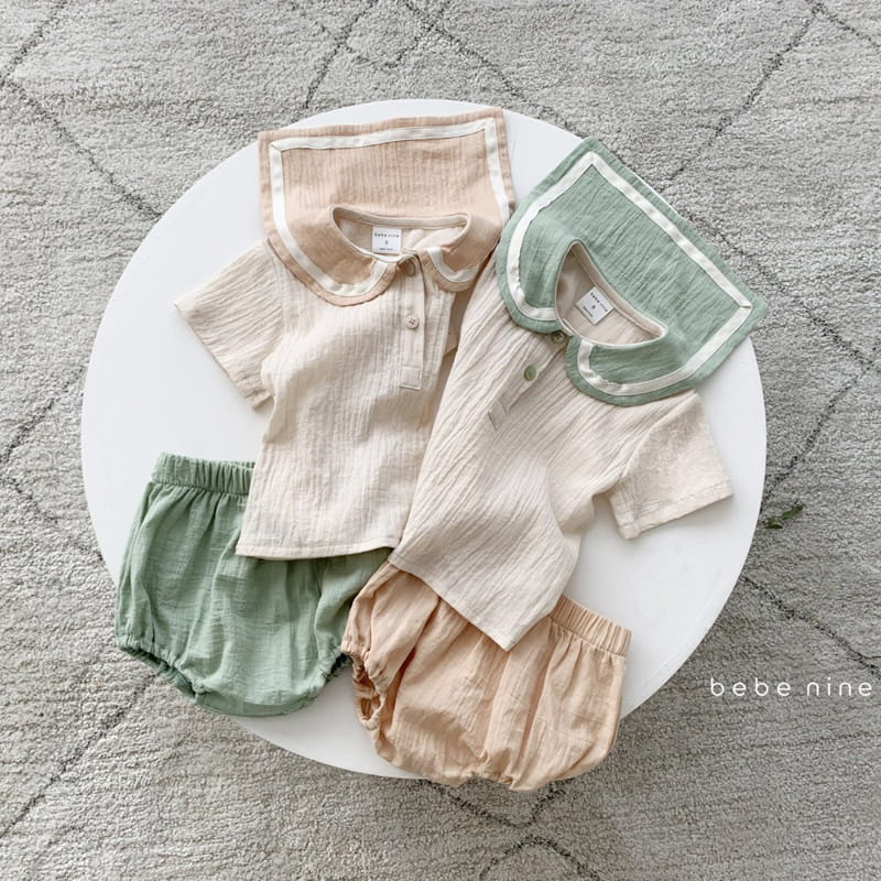 BEBE NINE - Korean Children Fashion - #Kfashion4kids - Color Sailor Top Bottom Set - 4