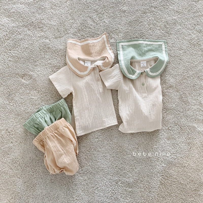 BEBE NINE - Korean Children Fashion - #Kfashion4kids - Color Sailor Top Bottom Set - 5
