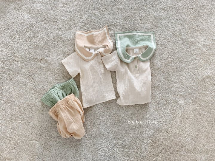 BEBE NINE - Korean Children Fashion - #Kfashion4kids - Color Sailor Top Bottom Set - 7