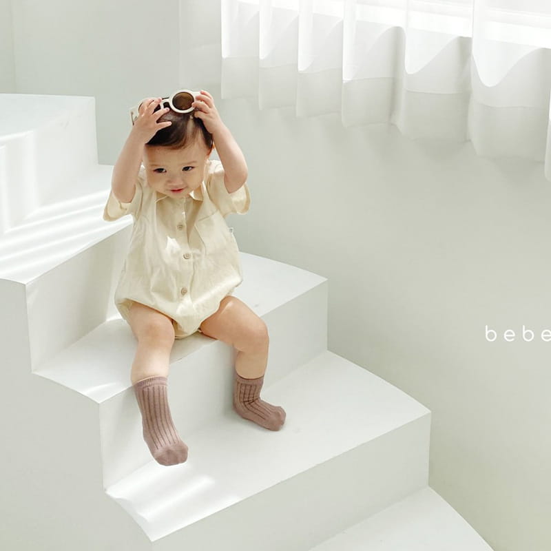 BEBE NINE - Korean Children Fashion - #Kfashion4kids - Summer Collar Bodysuit - 2