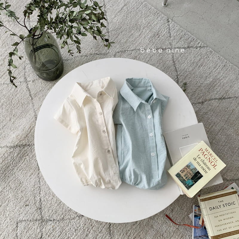 BEBE NINE - Korean Children Fashion - #Kfashion4kids - Summer Collar Bodysuit - 5