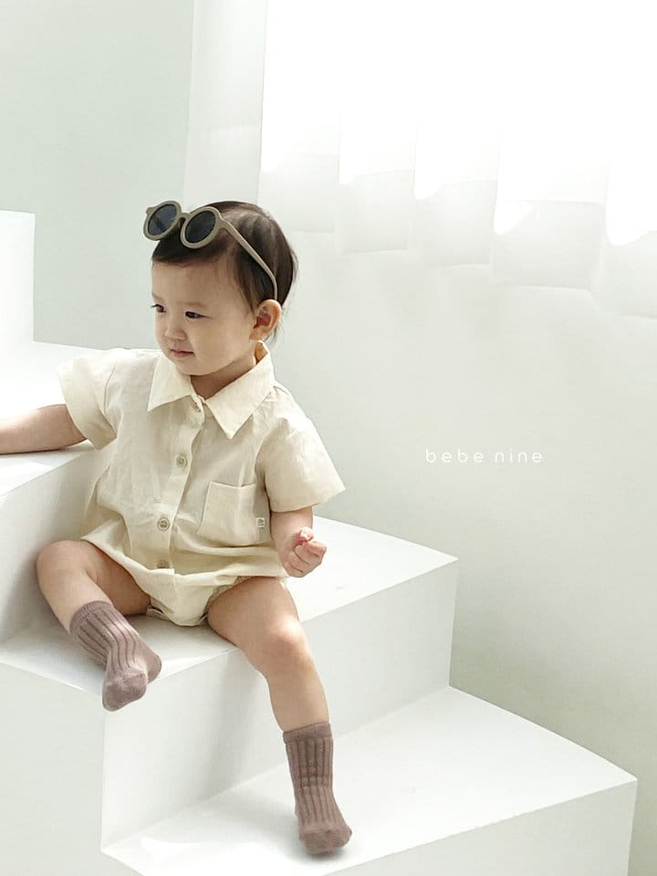 BEBE NINE - Korean Children Fashion - #Kfashion4kids - Summer Collar Bodysuit - 8