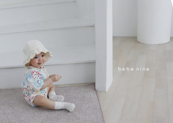 BEBE NINE - Korean Children Fashion - #Kfashion4kids - Puzzle Smile Bodysuit - 12