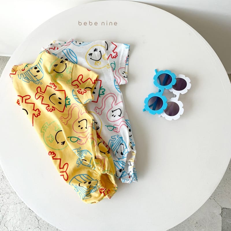 BEBE NINE - Korean Children Fashion - #Kfashion4kids - Puzzle Smile Bodysuit - 7