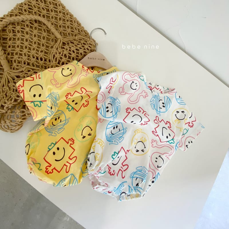 BEBE NINE - Korean Children Fashion - #Kfashion4kids - Puzzle Smile Bodysuit - 8