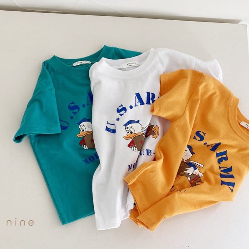BEBE NINE - Korean Children Fashion - #Kfashion4kids - Rocket Duck Tee