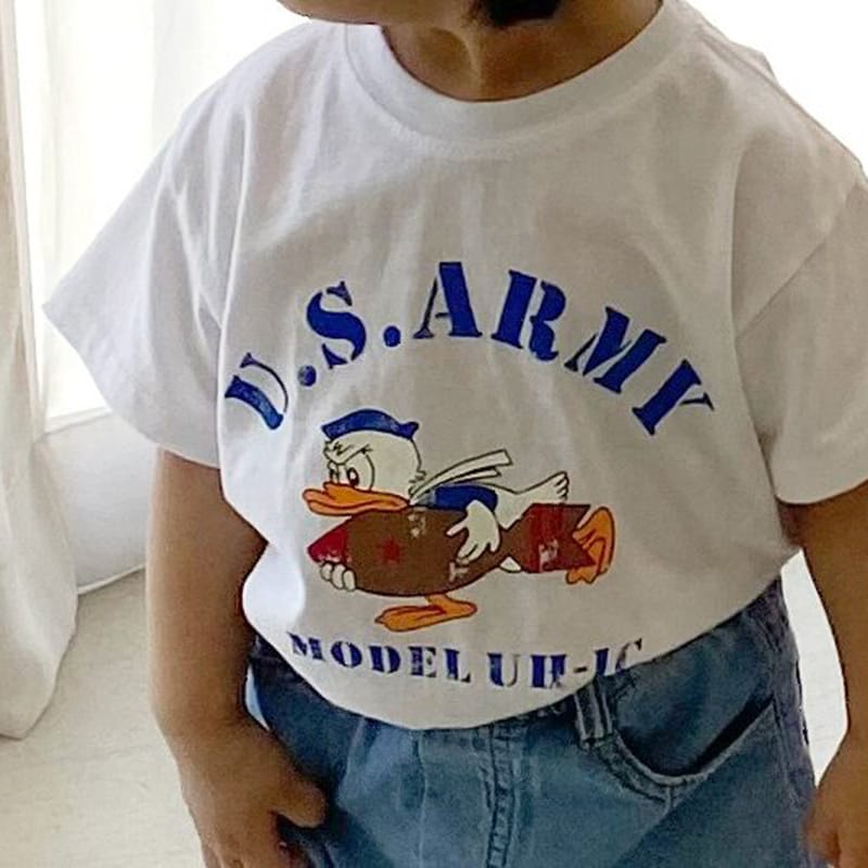 BEBE NINE - Korean Children Fashion - #Kfashion4kids - Rocket Duck Tee - 3