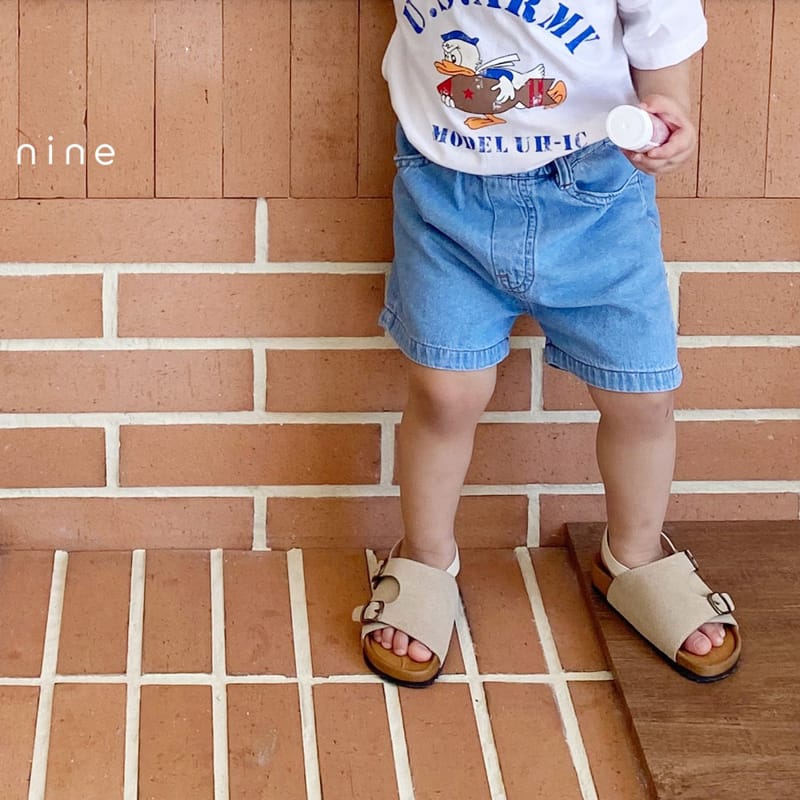 BEBE NINE - Korean Children Fashion - #Kfashion4kids - Kids Denim Shorts - 2
