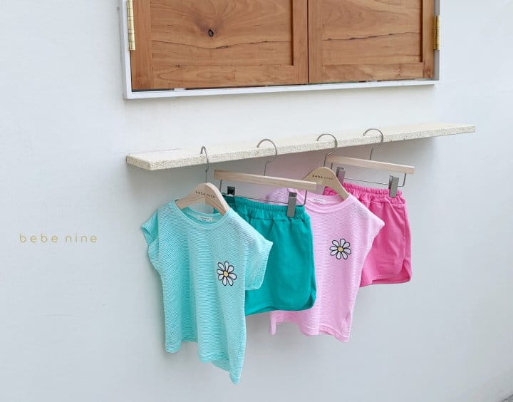 BEBE NINE - Korean Children Fashion - #Kfashion4kids - Daisy Top Bottom set - 12