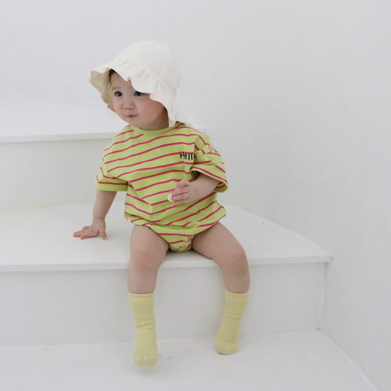 BEBE NINE - Korean Children Fashion - #Kfashion4kids - Pong Pong Bodysuit - 2