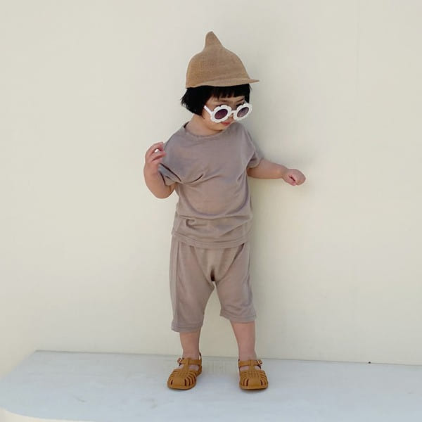 BEBE NINE - Korean Children Fashion - #Kfashion4kids - Modal Top Bottom Set