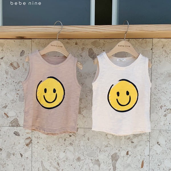 BEBE NINE - Korean Children Fashion - #Kfashion4kids - Smile Tok Tok Sleeveless