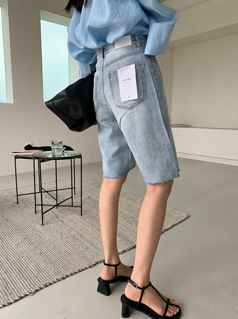 BETTER - Korean Children Fashion - #Kfashion4kids - Lay Denim Shorts - 3