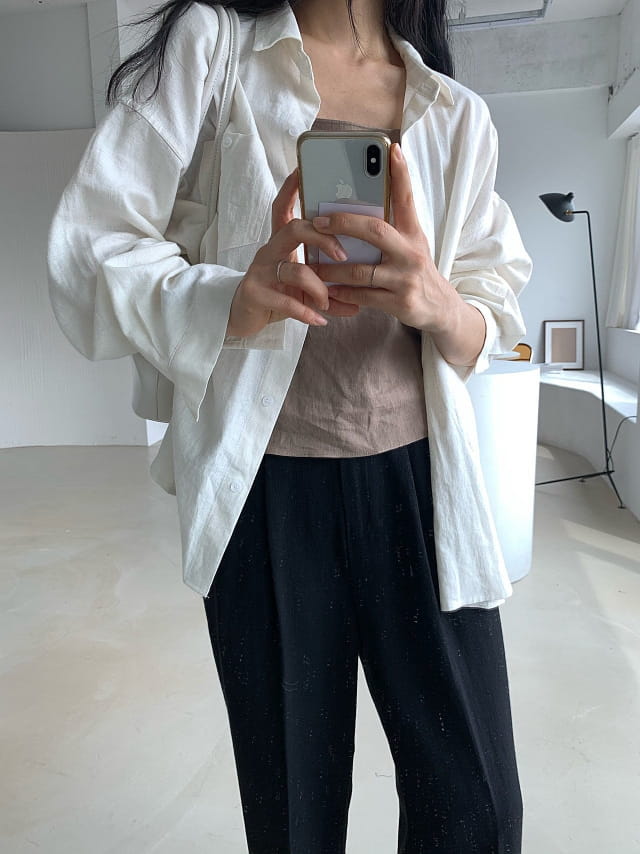BETTER - Korean Children Fashion - #Kfashion4kids - Plain Linen Shirt - 3