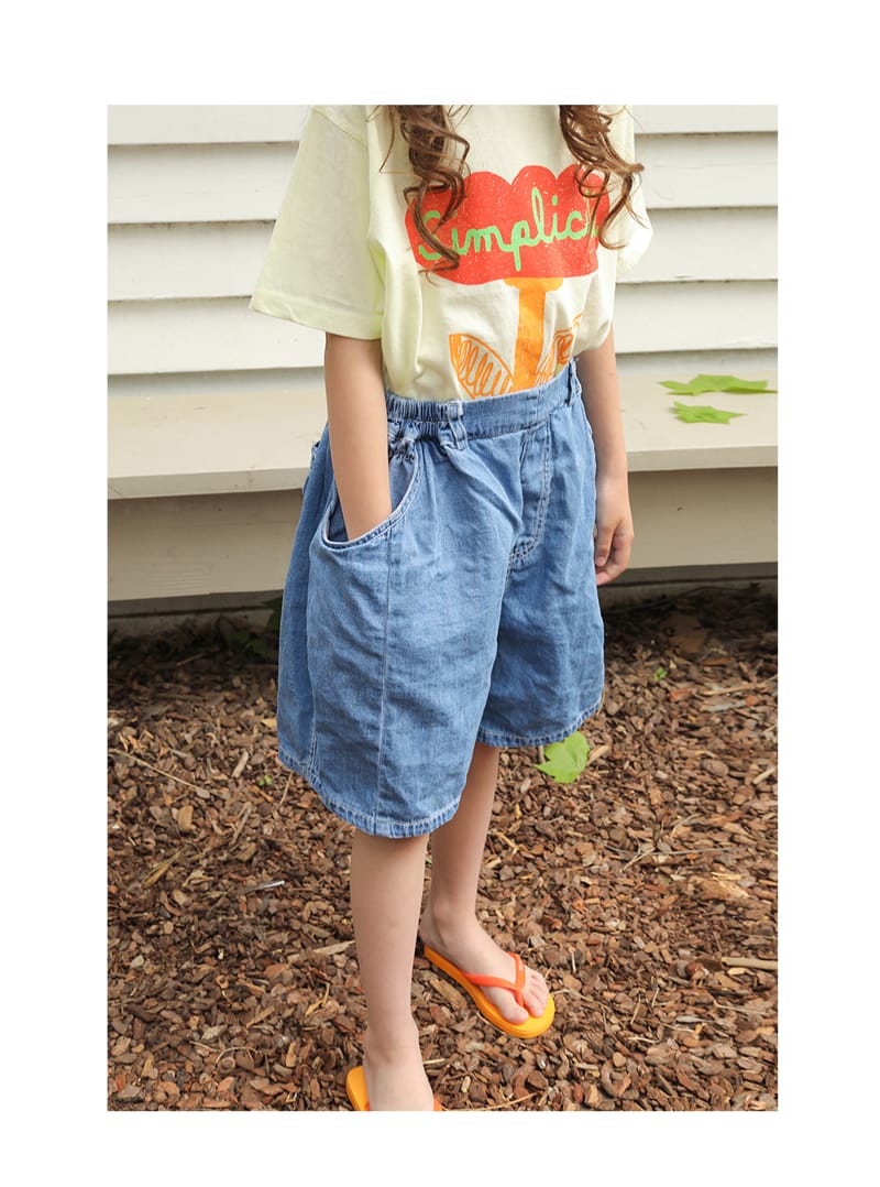 BIEN A BIEN - Korean Children Fashion - #Kfashion4kids - Bobo Denim Shorts