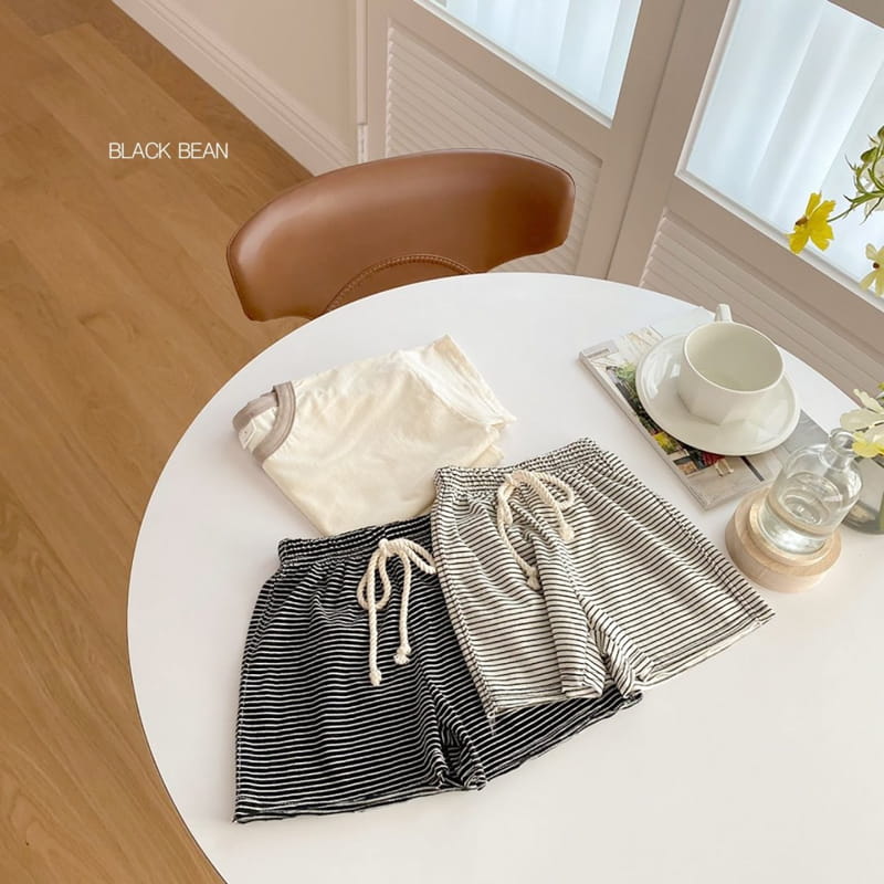 BLACK BEAN - Korean Children Fashion - #Kfashion4kids - Rope Shorts - 8